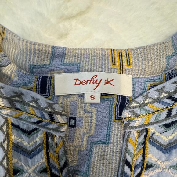 Rene Derhy Paisley Mini  Dress Size Small - Picture 5 of 10